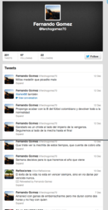 Caso Fernando Gómez redes sociales