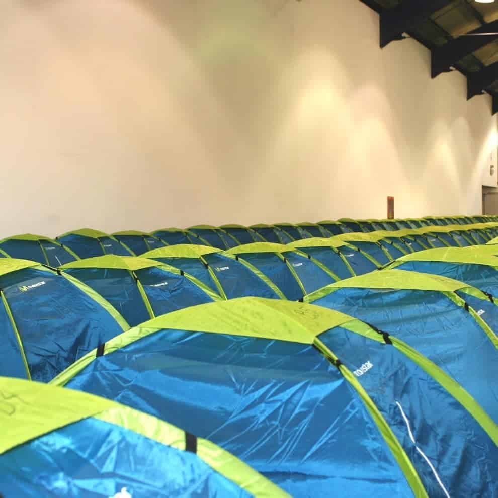 camping campus party colombia
