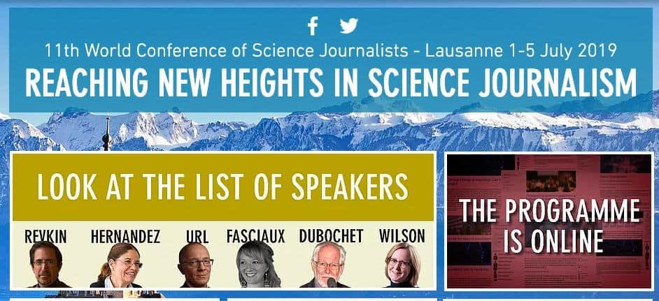 Conferencia Mundial de periodismo científico 2019