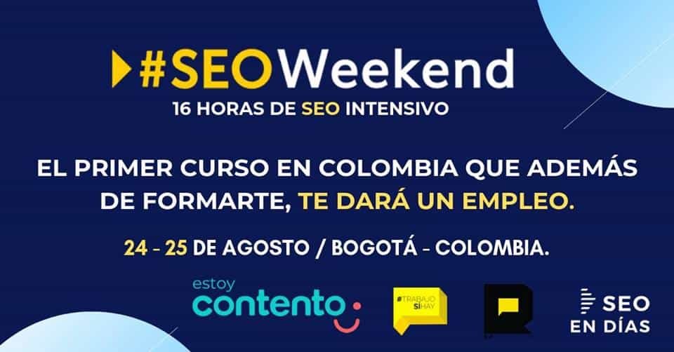 SEOWekend Bogotá Eventos TIC