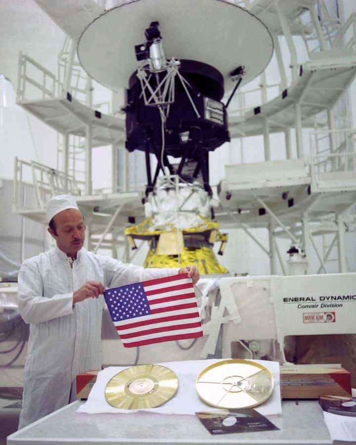 Voyager antes de ser lanzado