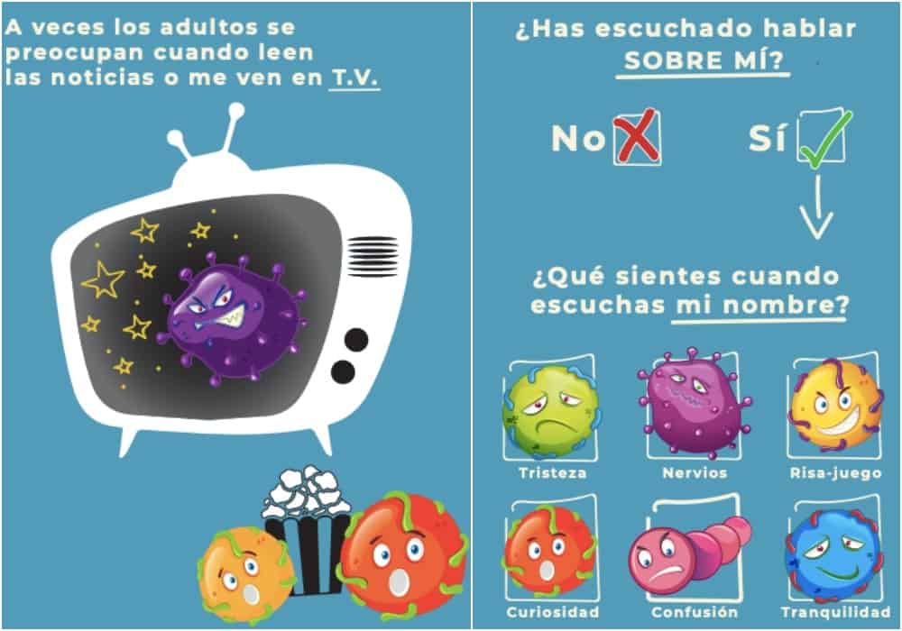 cartilla covid para niños