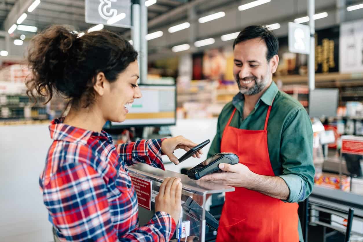 Supermarket Contactless Payment