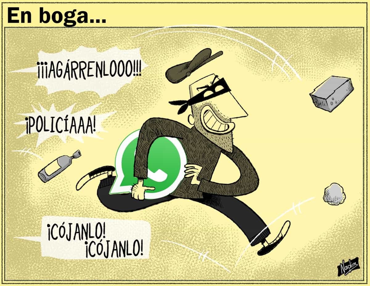 #TICaricatura: El caso de WhatsApp, en boga