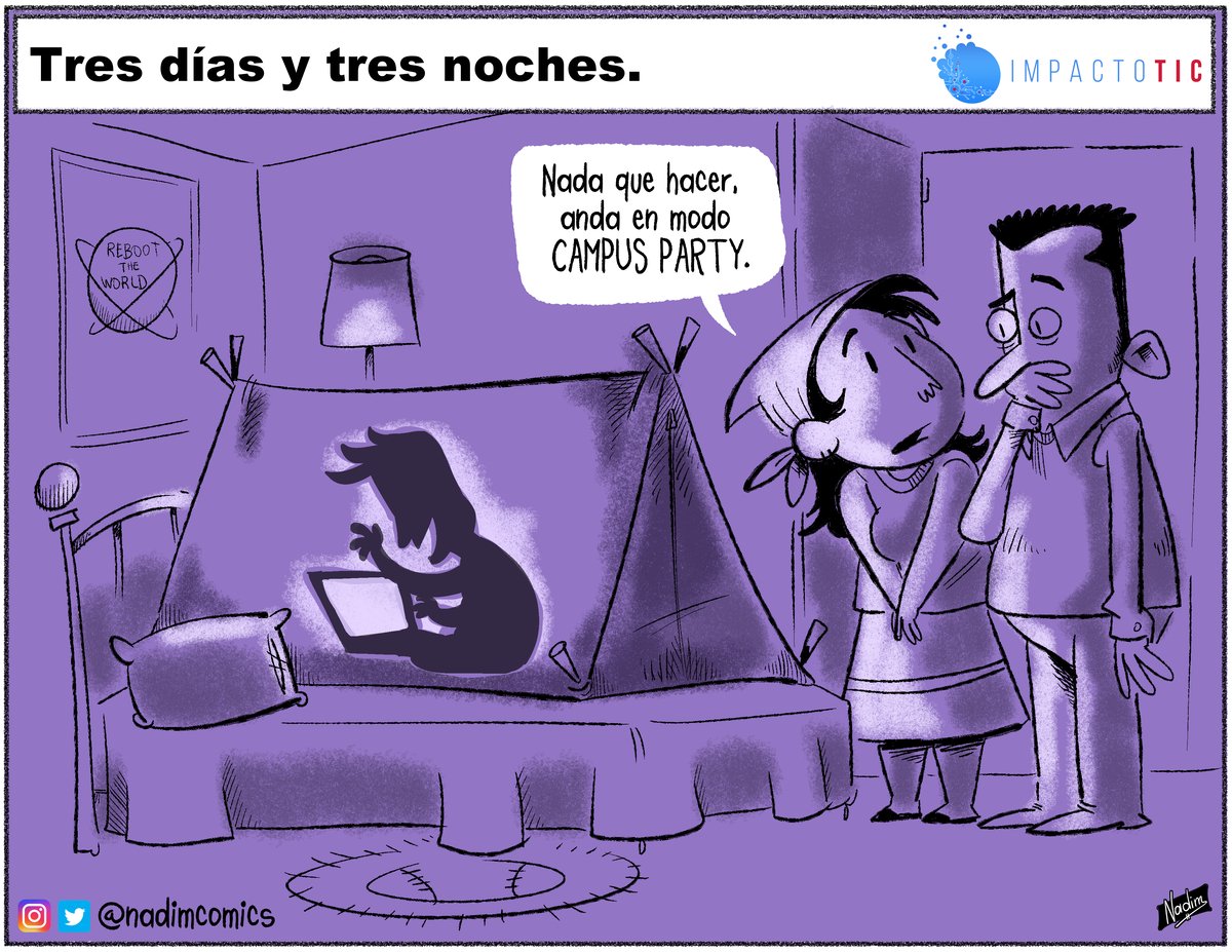 #TICaricatura tres días y tres noches