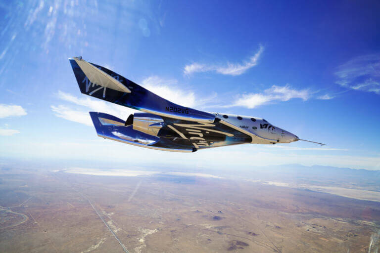 VSS Unity: la nave que llevó a Richard Branson al espacio