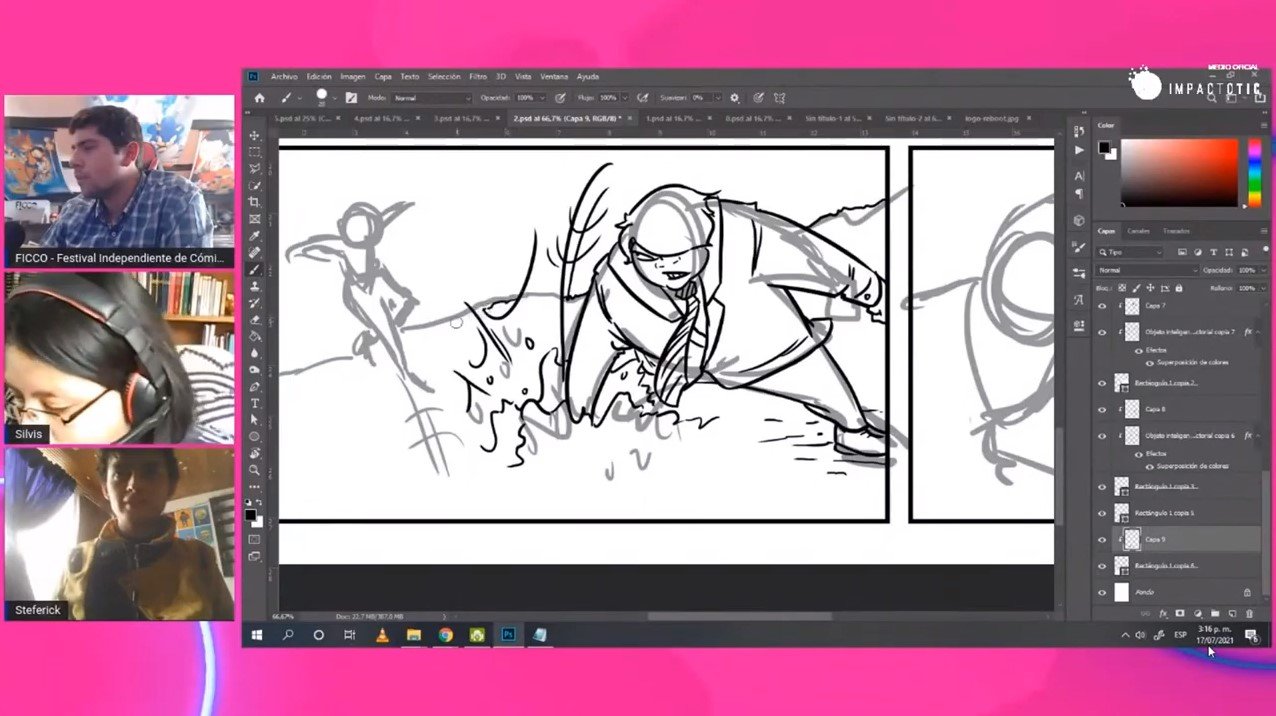 campus party reto comic