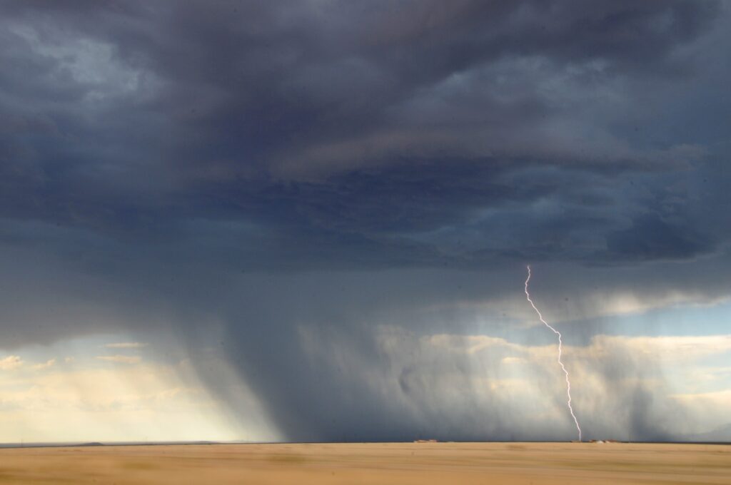 lluvia desierto