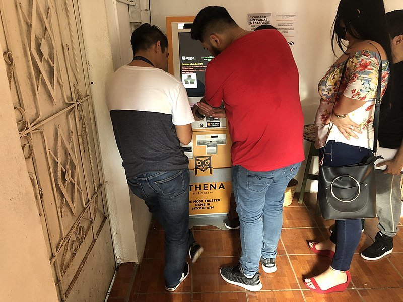 Cajero bitcoin en El Salvador