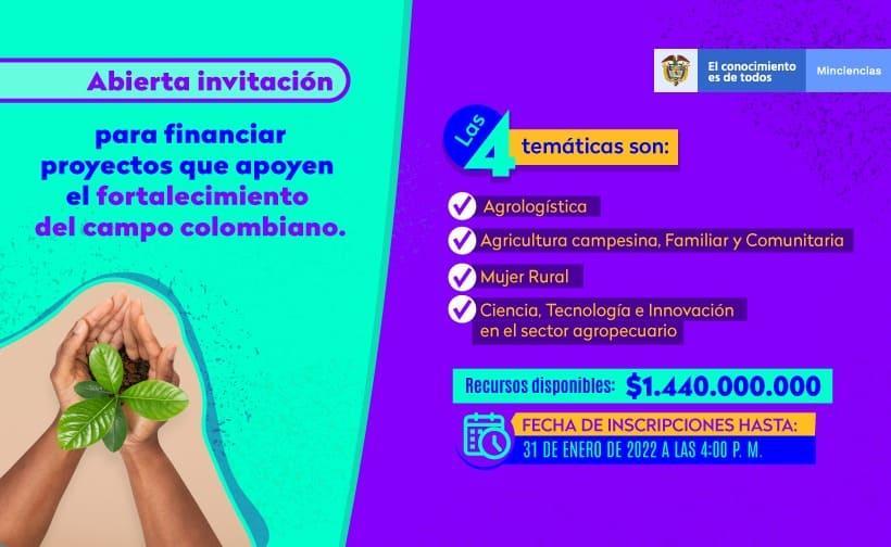 Innovacion-convocaroria-Minciencias-campo-colombiano