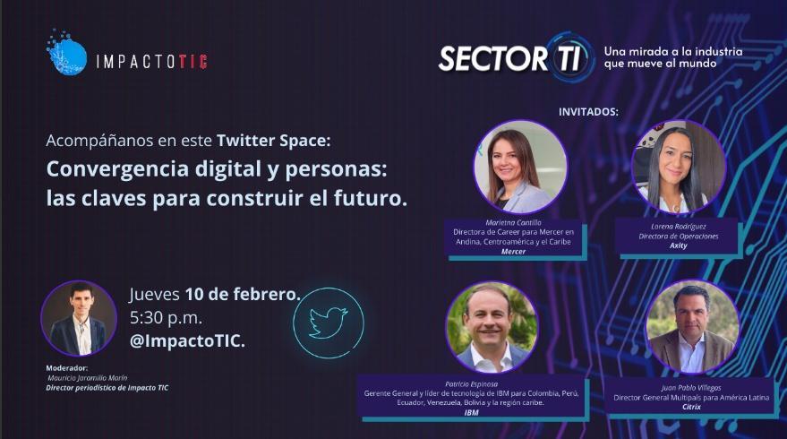 Twitter Space Convergencia Digital y Personas