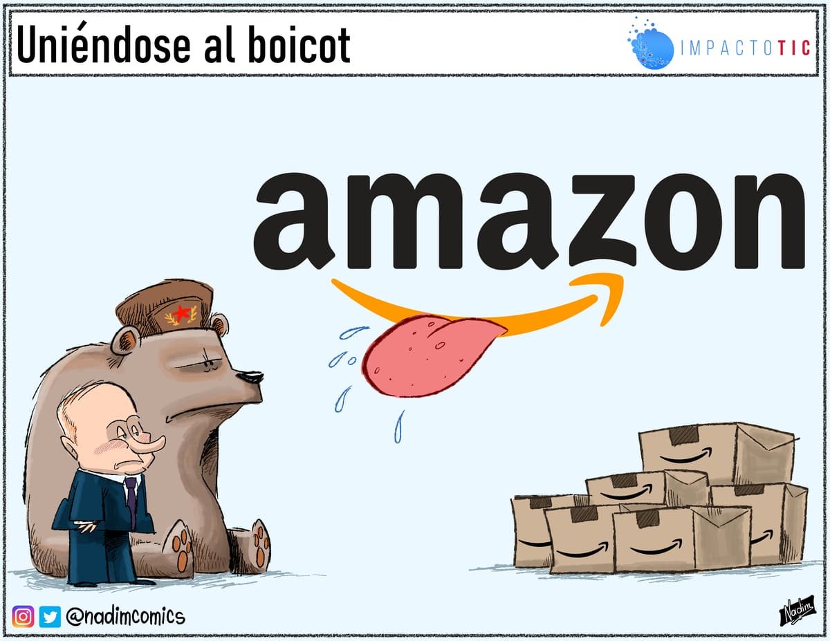 TICaricatura-Amazon-boitcot-Rusia