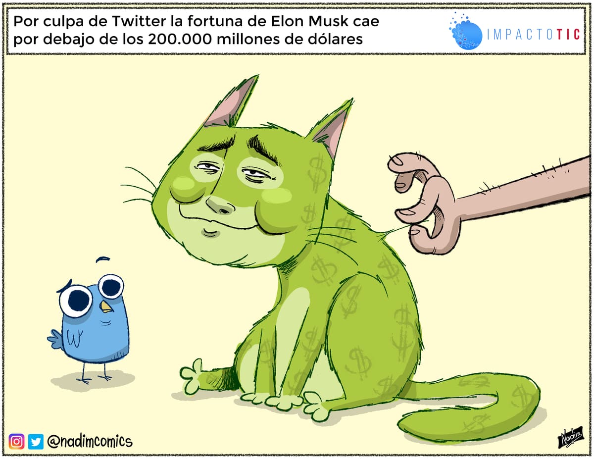 TICaricatura-Elon-Musk-Twitter-fortuna