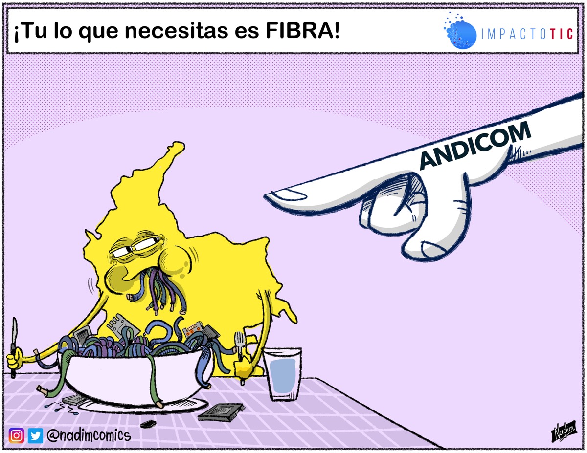 TICaricatura ANDICOM 2022 Fibra