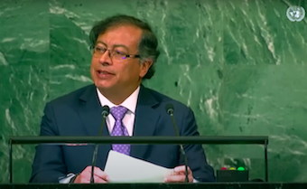 Discurso de Gustavo Petro en la Asamblea General de la ONU. 