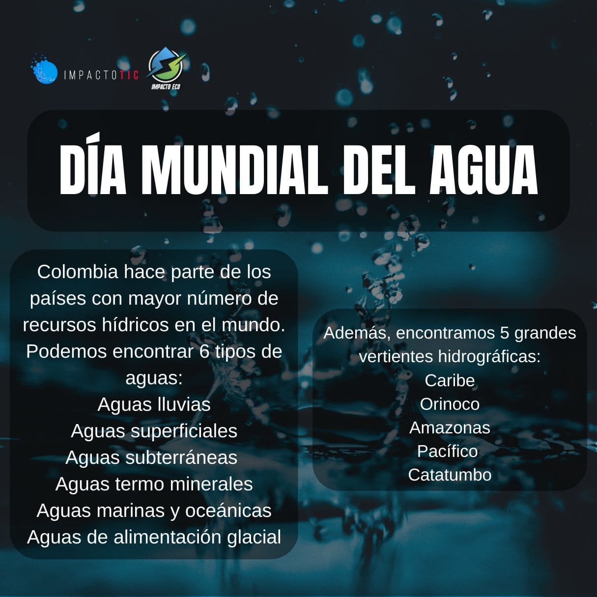 Dia mundial del agua 1