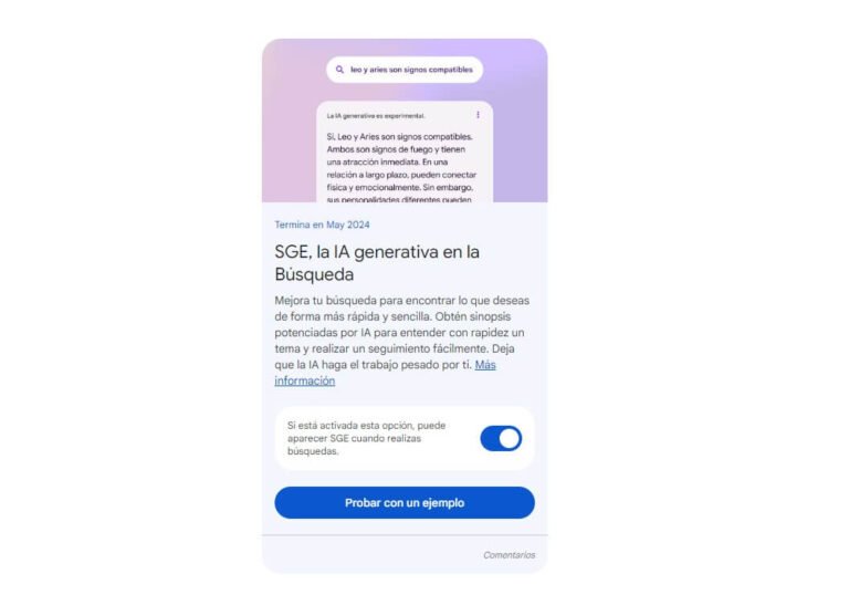 La ‘Experiencia Generativa de Búsqueda’ de Google llega a Colombia