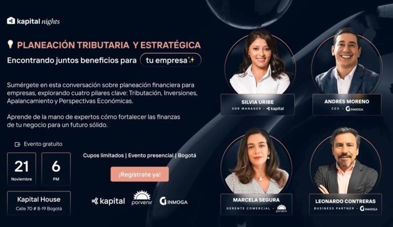 Planeación tributaria y estratégica protagonizan la última Kapital Nights del 2024