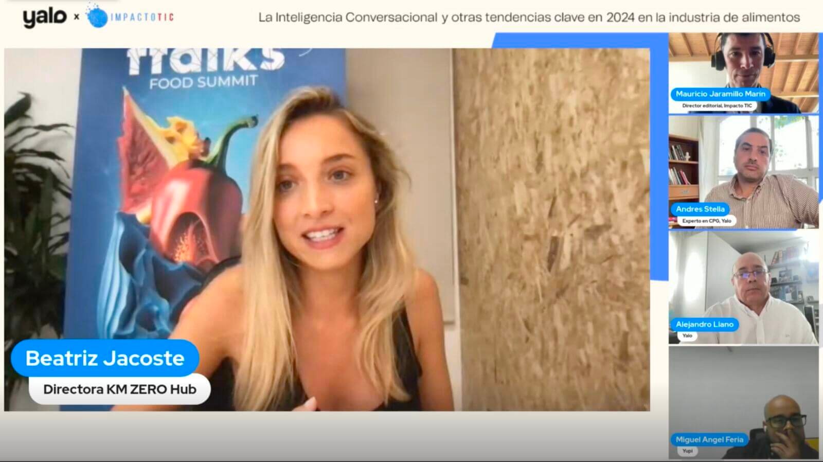 Live TIC Beatriz Jacoste KM ZERO Food Innovation Hub