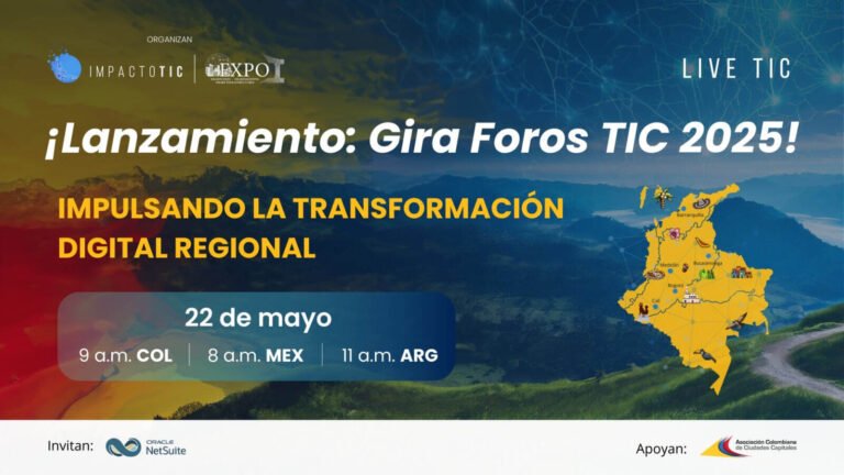¡Despega la Gira Foros TIC 2025! Cali, epicentro del futuro digital colombiano