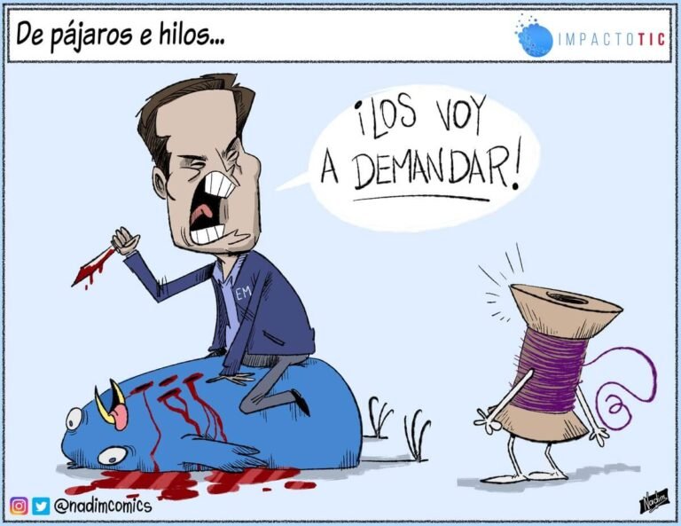De pájaros e hilos… [TICaricatura]