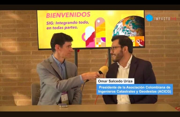 “En Colombia hay talento geoespacial de exportación”: Ómar Salcedo, ACI Catastral y Geodesta  