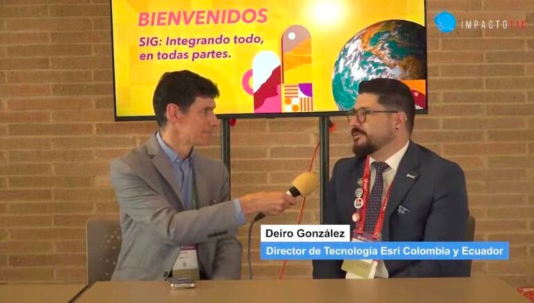 “La tecnología debe enfocarse en generar bienestar y resolver problemas reales”: Deiro González, Esri Colombia/Ecuador
