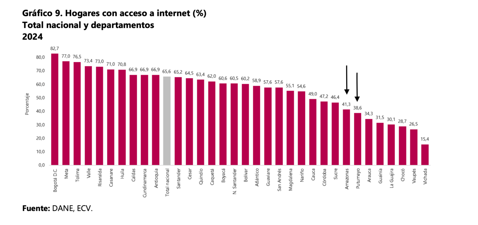 acceso a internet en amazonas