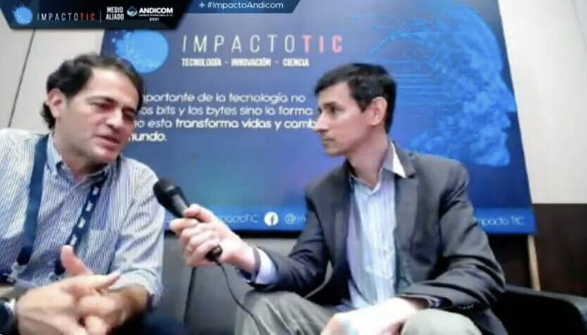 entrevista fabian hernandez movistar en andicom