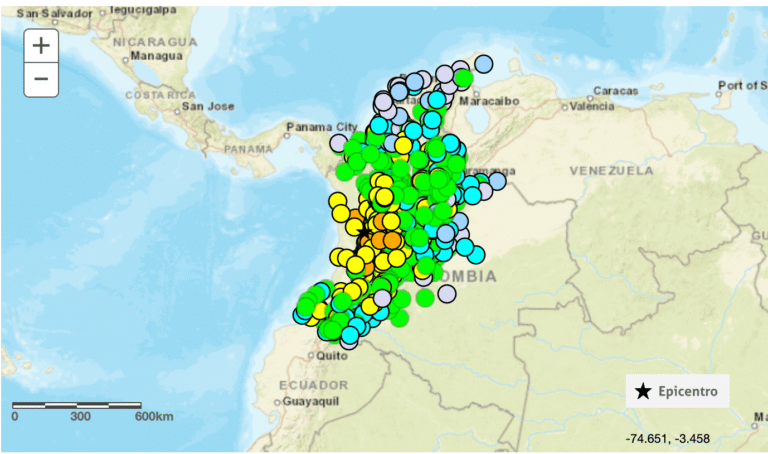 Redes de telecomunicaciones en Colombia sufren graves intermitencias tras sismo de magnitud 7,4 en el Chocó