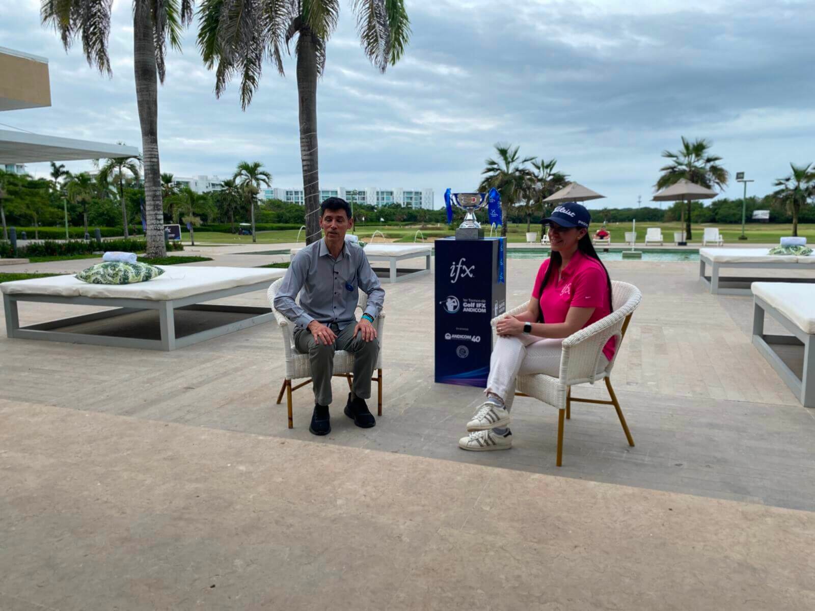 torneo de golf IFX entrevista Sofia